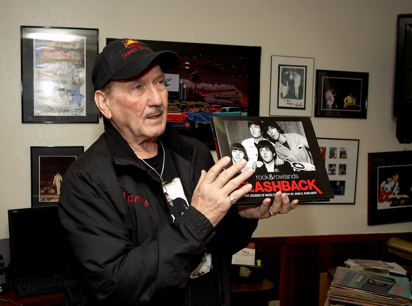 James Burton, guitarist for Elvis Presley and others, with Rock & Rowlands Flashback