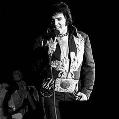 Elvis Presley Concert Photo from Rock & Rowlands Flashback